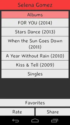 Selena Gomez android App screenshot 9